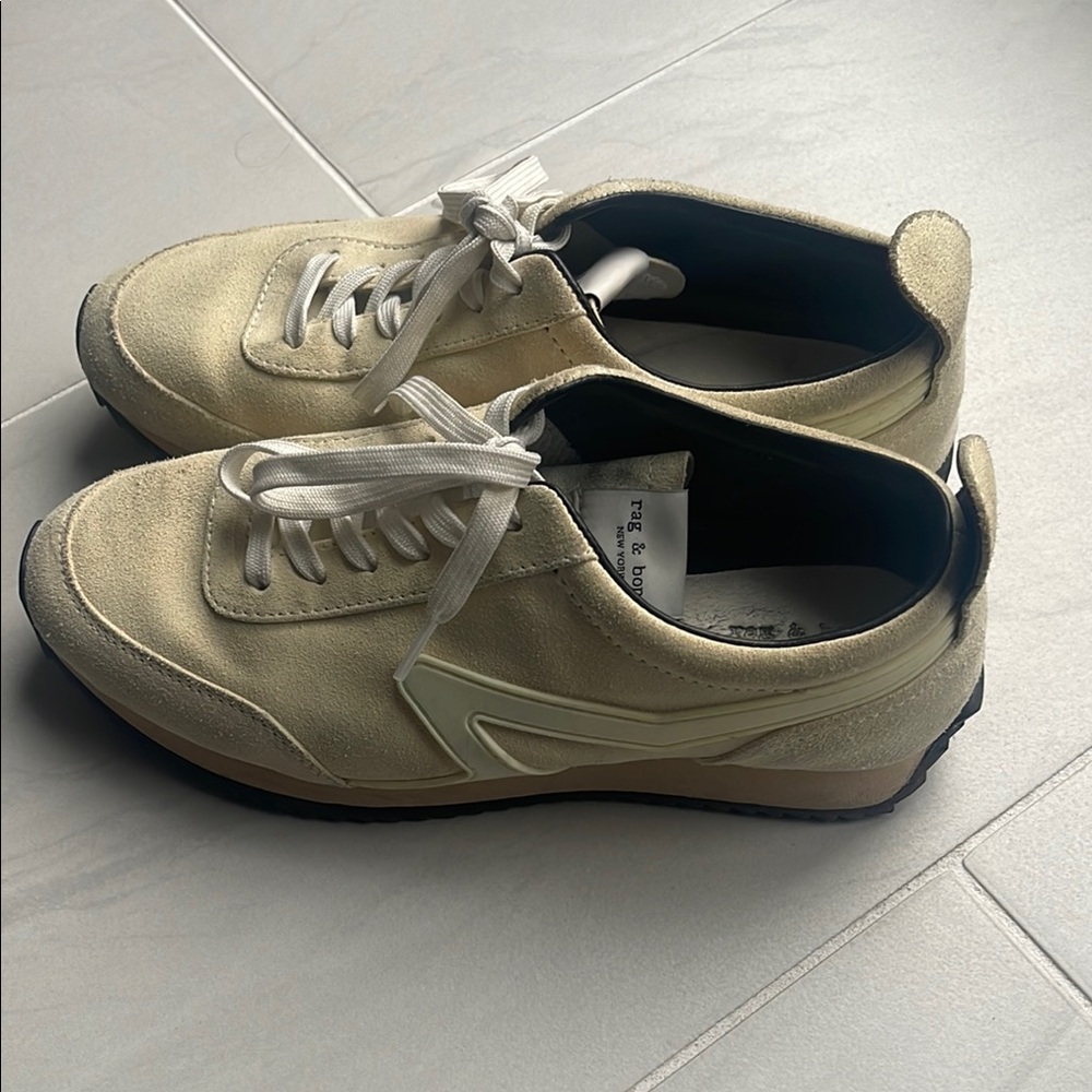 rag & bone Cream Sneakers - Picture 2 of 9